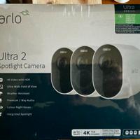 ARLO - ULTRA V2 3 CAM 4K + HUB-White sigillata