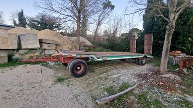 Rimorchio 2 assi CTC rampe a molla