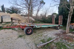 Rimorchio 2 assi CTC rampe a molla