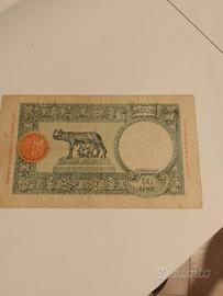 banconota cinquanta lire 