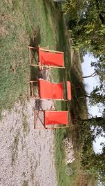 Lettino e sdraie giardino