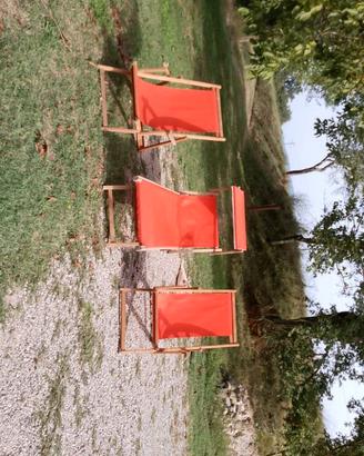 Lettino e sdraie giardino
