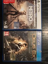 giochi PS4 e 5