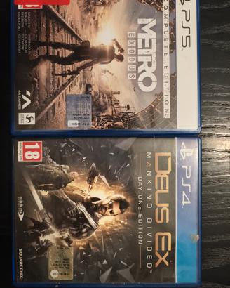 giochi PS4 e 5