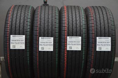 4 pneumatici continental 205/60 r16 92v tu17570
