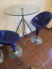 Tavolino Bar in Vetro