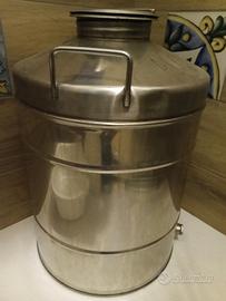 tanica fusto inox per olio