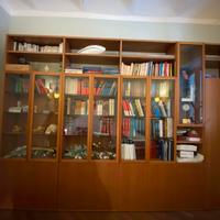 Libreria in noce massello