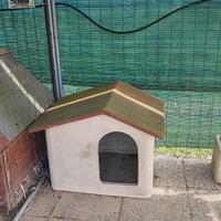 cuccia per cane in cemento