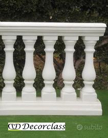 Balaustra in cemento bianco cm 106x26x95h