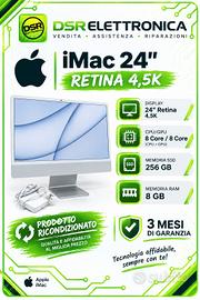 iMac 24" RETINA 4.5k 8-256gb M1