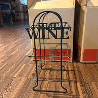 Porta bottiglie in ferro