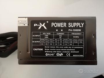 Alimentatore marca POWER-X P4-1000 Watt per PC ATX