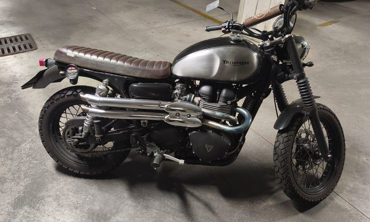 Triumph scrambler limited 986 2015