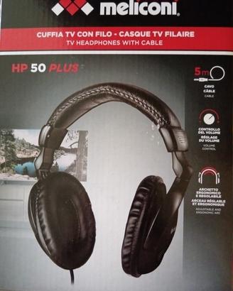 cuffie tv con filo