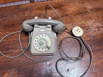 Telefono SIP anni 60-70 grigio vintage