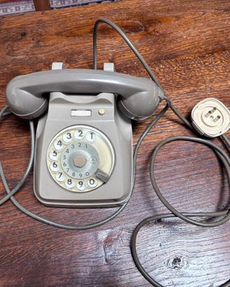 Telefono SIP anni 60-70 grigio vintage