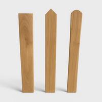 Assicelle di castagno e rovere per recinzione