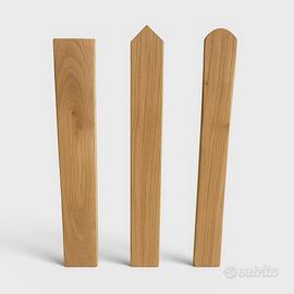 Assicelle di castagno e rovere per recinzione