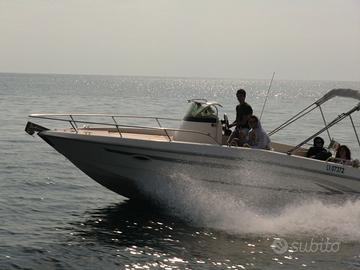 Imbarcazione ROMAR 700WA con EVINRUDE 225 ETEC