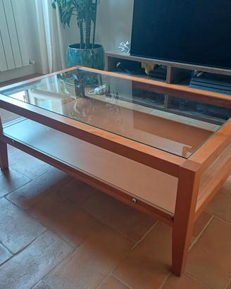 Tavolino con vetro - Calligaris originale