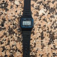 orologio Casio F-91W nero