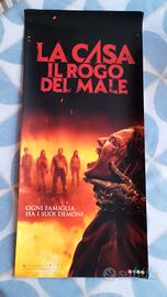 la casa il rogo del male locandina cinema 33x70 