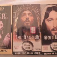 VHS film Gesù di Nazareth e Padre Pio