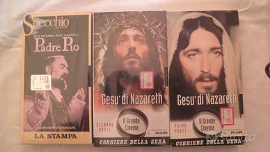 VHS film Gesù di Nazareth e Padre Pio