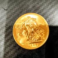 Sterlina Regina Elisabetta 1968 ORO