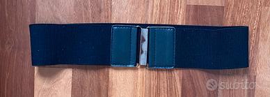 Cintura nera alta elastica