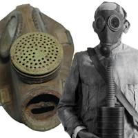 2° GUERRA 2°GM WW2 RARA MASCHERA ANTIGAS ITALIANA