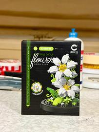 Building Block White Lily Flower No Lego Botanicas