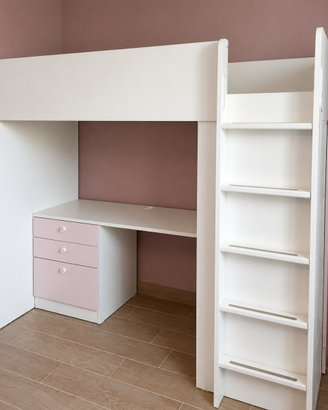 Cameretta IKEA STUVA/FRITIDS con letto a soppalco