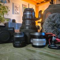 Panasonic GX8 + 40-150mm f/2.8 PRO– Kit foto/video
