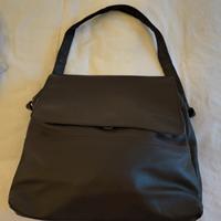Borsa borsello pelle marrone testa di moro Zippo