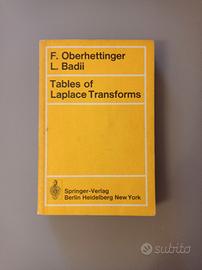 Tables of Laplace Transforms (raro, 1973)