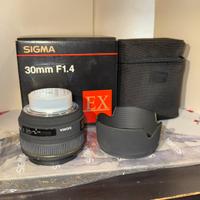 Sigma obiettivo 30mm F1.4