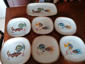 servizio piatti pesce da 6