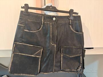 Gonna di finta pelle