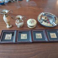 quadri miniatura porta gioielli anfora posacenere