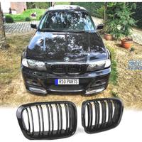 GRIGLIA BMW E46 98-01 LOOK M PERFORMANCE NERO LUCI