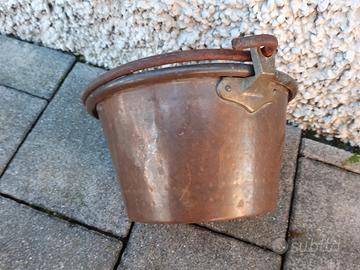 paiolo vintage in rame