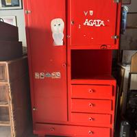 Mobile anni 50 cucina  laccatura originale