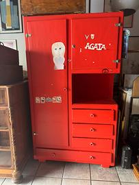 Mobile anni 50 cucina  laccatura originale