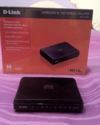 Modem Router Wi-Fi D Link DSL 2680