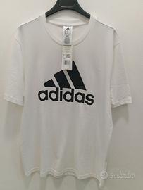 T-shirt Adidas bianco tg M
