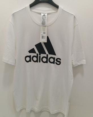 T-shirt Adidas bianco tg M