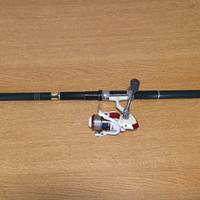 Canna e mulinello da pesca