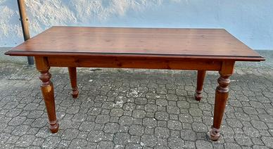 Tavolo in legno massello stile rustico arte povera
